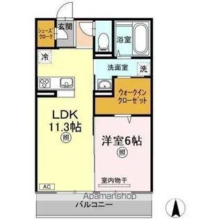 エトワール【2階】の間取り