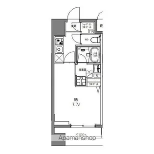 LA DOUCEUR秋葉原【7階】の間取り