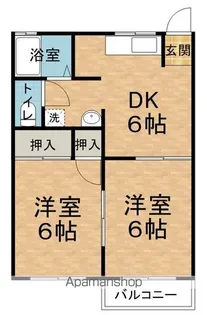 フレグランス藤原L【201号室】の間取り
