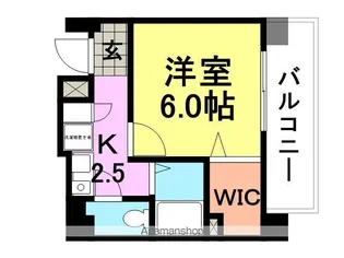 エスティライフ武庫之荘【504号室】の間取り
