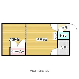 クドウハイツⅥ【2階】の間取り