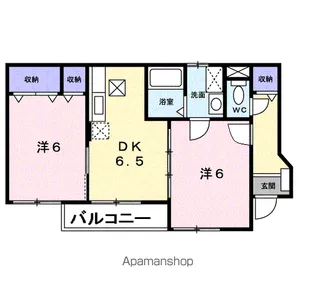 ブレッザ【1階】の間取り