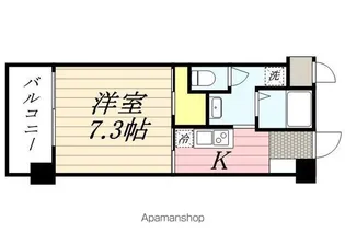 クラッシー博多【10階】の間取り