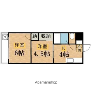 スライブハイツ【205号室】の間取り
