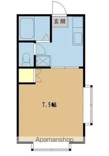 グリーンハウスシマ【202号室】の間取り
