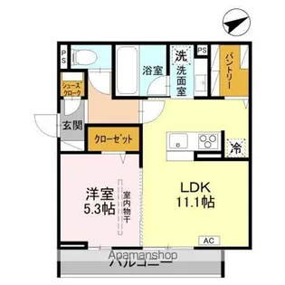 D−Sereno豊岡Ⅰ A棟【2階】の間取り