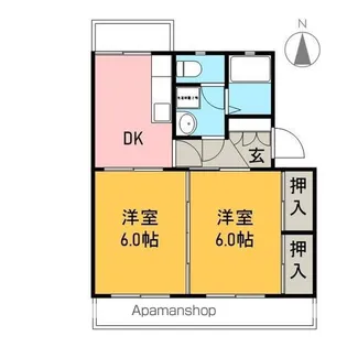 ルミエールⅡ【1階】の間取り