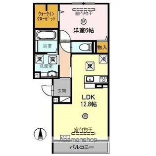 FAMILLE M(ファミーユ エム)【1階】の間取り