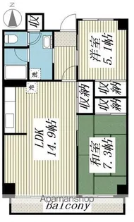フォーシーズン苫小牧【9階】の間取り