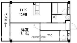エトワール中央インター【4階】の間取り