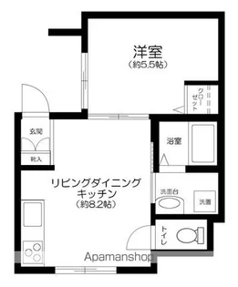 国立テラス【1階】の間取り