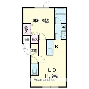 アランジェM【2階】の間取り