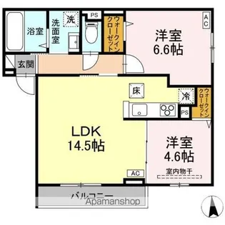 RESUA向中野 A棟【1階】の間取り