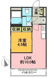 サンライズマンション【307号室】の間取り