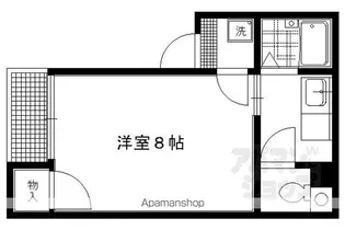 コスモハイツ出町【201号室】の間取り