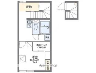 レオパレスヤマキ【207号室】の間取り