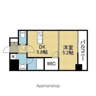 ヴィーナス今里【3階】の間取り