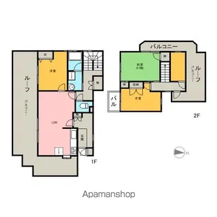 ザ・ルネサンスヒルズⅡ【4階】の間取り
