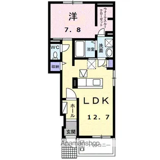 アリス【1階】の間取り