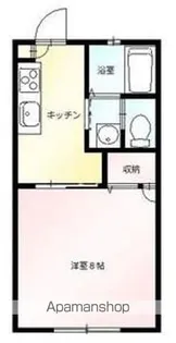 メゾンパルA【2階】の間取り