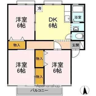 サンビレッジ立花 C棟【1階】の間取り