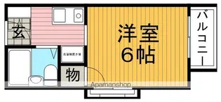 セジュール石橋【1階】の間取り