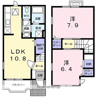 アーコレイド【1階】の間取り