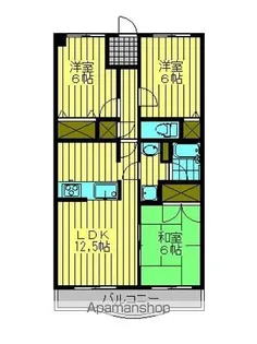 サザンコーポラス【3階】の間取り