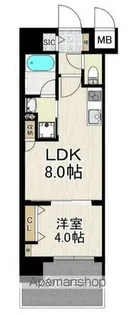 サンロージュ大分駅前【9階】の間取り