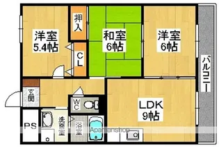 レグルス北池【4階】の間取り