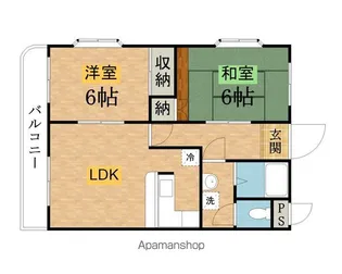アビタシオン【2階】の間取り