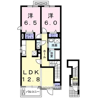 ソレイユ荒田【2階】の間取り