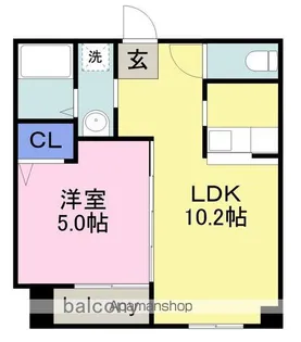 K・ドミール【5階】の間取り