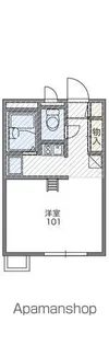 レオパレス仁豊野【2階】の間取り