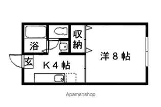 ドリーム八木山【103号室】の間取り