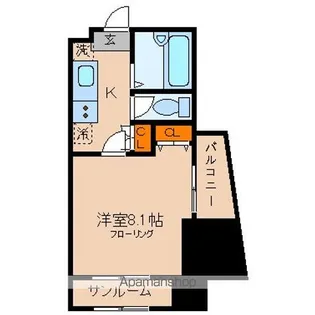 K2宮町ビル【2階】の間取り