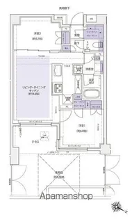 KDXレジデンス横濱紅葉坂【102号室】の間取り