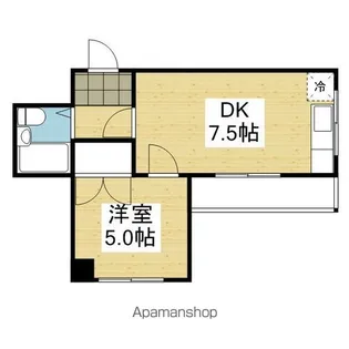 ニュー三番町ハイツ【3階】の間取り