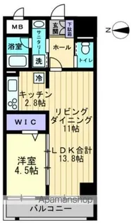 アルファレガロ中央町【501号室】の間取り