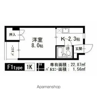 東山レジデンス【2階】の間取り