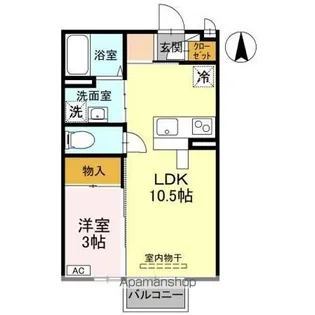 RECENTE【1階】の間取り