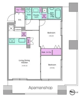 麹町プレイス【11階】の間取り