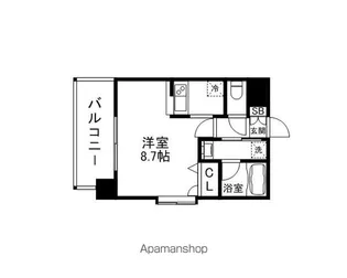 エンクレストNEO博多駅南【5階】の間取り