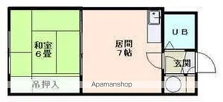 第参エビスビル【202号室】の間取り