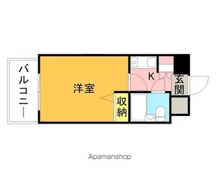 ラ・レジダンス・ド・大濠公園前【3階】の間取り