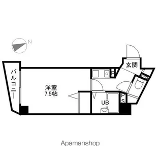ダイホープラザ上落合【9階】の間取り