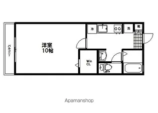 サンホームⅠ【2階】の間取り