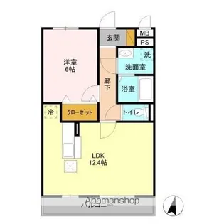 グラマードマレⅡ【2階】の間取り
