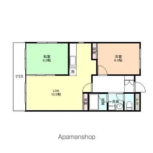 グランドヒルズ蓮美【3階】の間取り