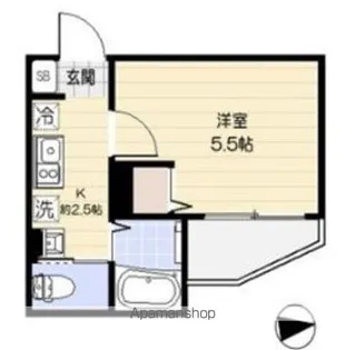 リーフ北小岩【2階】の間取り